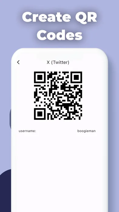 Screenshot illustrating: Create and Share Custom QR Codes